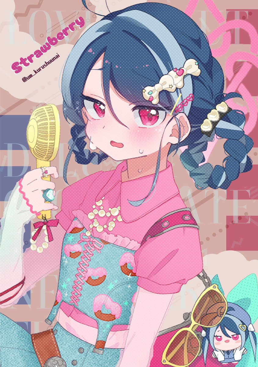 um_kurushuunai's tweet photo. こちら、お誘いいただき参加しております
いちごチョコのドーナツです😸🍓よろしくお願いします🏖🍩 https://t.co/qARu9hubjC