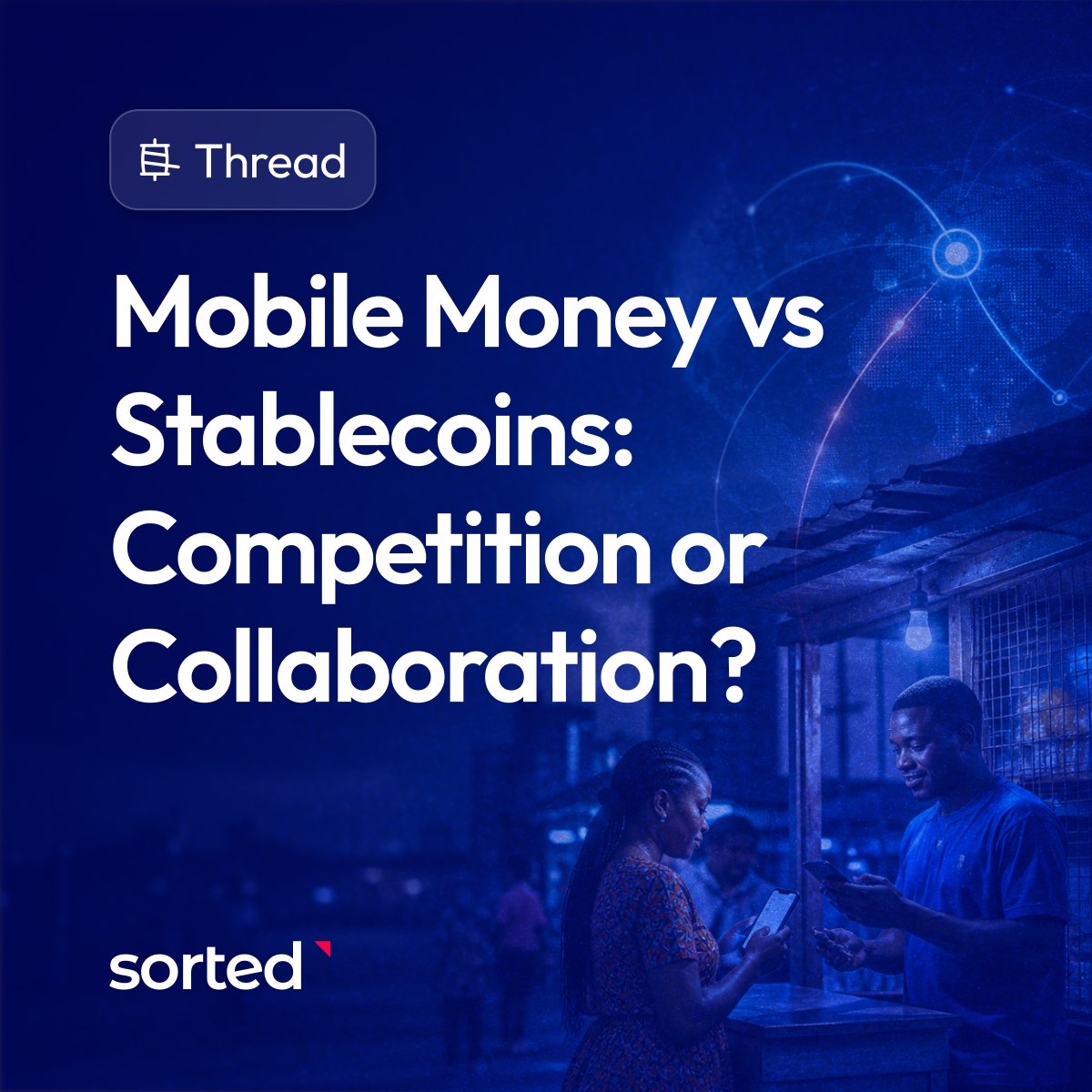 sortedwallet's tweet photo. Mobile Money 🤝 Stablecoins

Competitors? Collaborators? Or something in between? 🤔

Let's find out 🧵

#Sorted #MobileMoney #Stablecoins #Fintech #DigitalPayments https://t.co/qOdSYm83WP