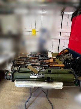 VividProwess's tweet photo. 1,000 days into the war, and the Israeli Defense Forces are still finding weapons, rockets, explosive devices, and grenades inside Gaza.

Gazans wasted decades and billions of dollars just to arm themselves and build terror tunnels to kidnap Jews.

What a sick society. https://t.co/VI8lqiXkFc