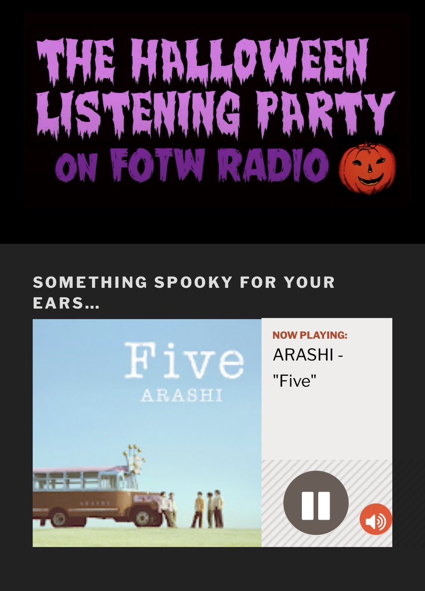 e6_osanm's tweet photo. 🎃🇦🇺#Halloweenradio @fotwradio
#嵐海外ラジオオンエア #ARASHI
2026/8/5 #OAリスト 嵐編①🧑🏻‍🍳

🪧本日関連曲含めて全７曲がOA✨
（おかわりも含めています）

Lucky Man
君のうた（💚
Five
*DREAMS COME TRUE - "BEACON"💚　

#嵐を世界に連れて行こう
@arashi5official https://t.co/A8hR2P2Gro