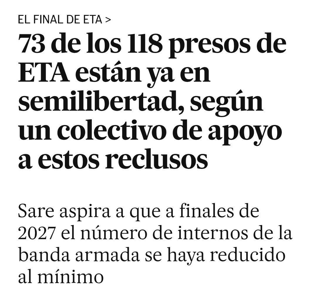Jainko_Barik's tweet photo. Tengan un poco de paciencia. A este ritmo, dentro de poco ya no tendrán que soportar ver más pancartas a favor de los presos.
Venga, ánimo, que esto ya casi está. https://t.co/0W2QyW9gUJ