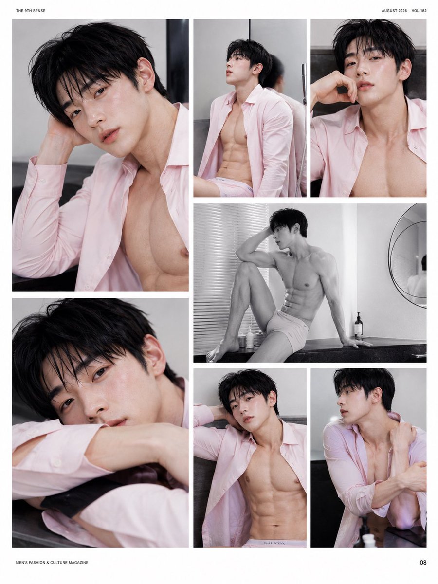 aacceell_'s tweet photo. The 8th Sense 2026년 8월호 (fake)

메인 모델 : 오성빈

“THE ART OF POWER”

#AI #AIart #AImale #AIイケメン
#게이 #gay #ゲイ #male 

* All images are AI-generated and do not depict real people https://t.co/kvBecF73lC