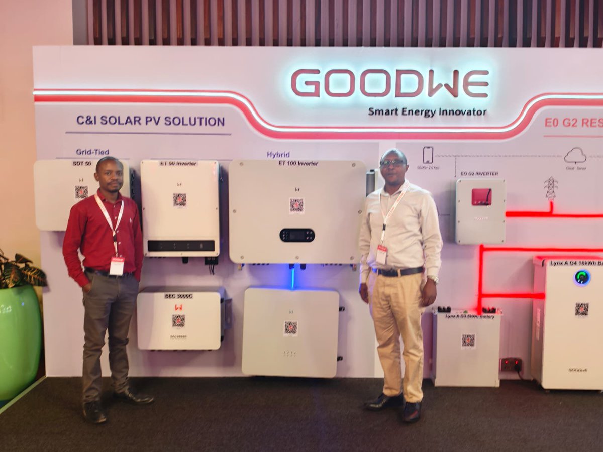 NjengaC's tweet photo. #Goodwe
#Telefixsolutions
#EOG2
#Renewableenergy
#solar https://t.co/sJqm5tRCFy