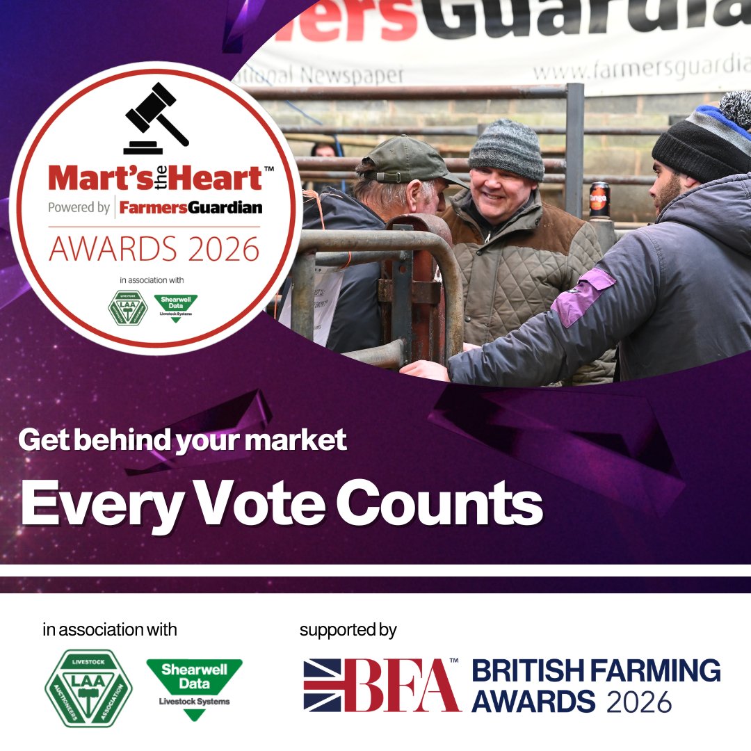 FarmingAwards's tweet photo. Livestock markets are about more than buying and selling. 
They are where farming communities really come together. 

That's why the Mart's the Heart Awards recognise the people who go the extra mile every day. 

🗳️ Have your say 👉 https://t.co/v9t6RhhAIX 

#MartsTheHeart https://t.co/36epiwH814
