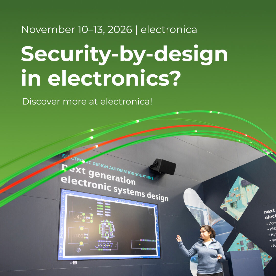 electronicspec's tweet photo. Visit @electronicaFair 2026—world’s leading trade fair for electronics
 
Be inspired by the latest cyber resilience solutions 💡 find them across 18 halls from November 10–13 in Munich, Germany. See you at electronica! 👉 https://t.co/wBWETtClAH https://t.co/nNjwJtQMbX