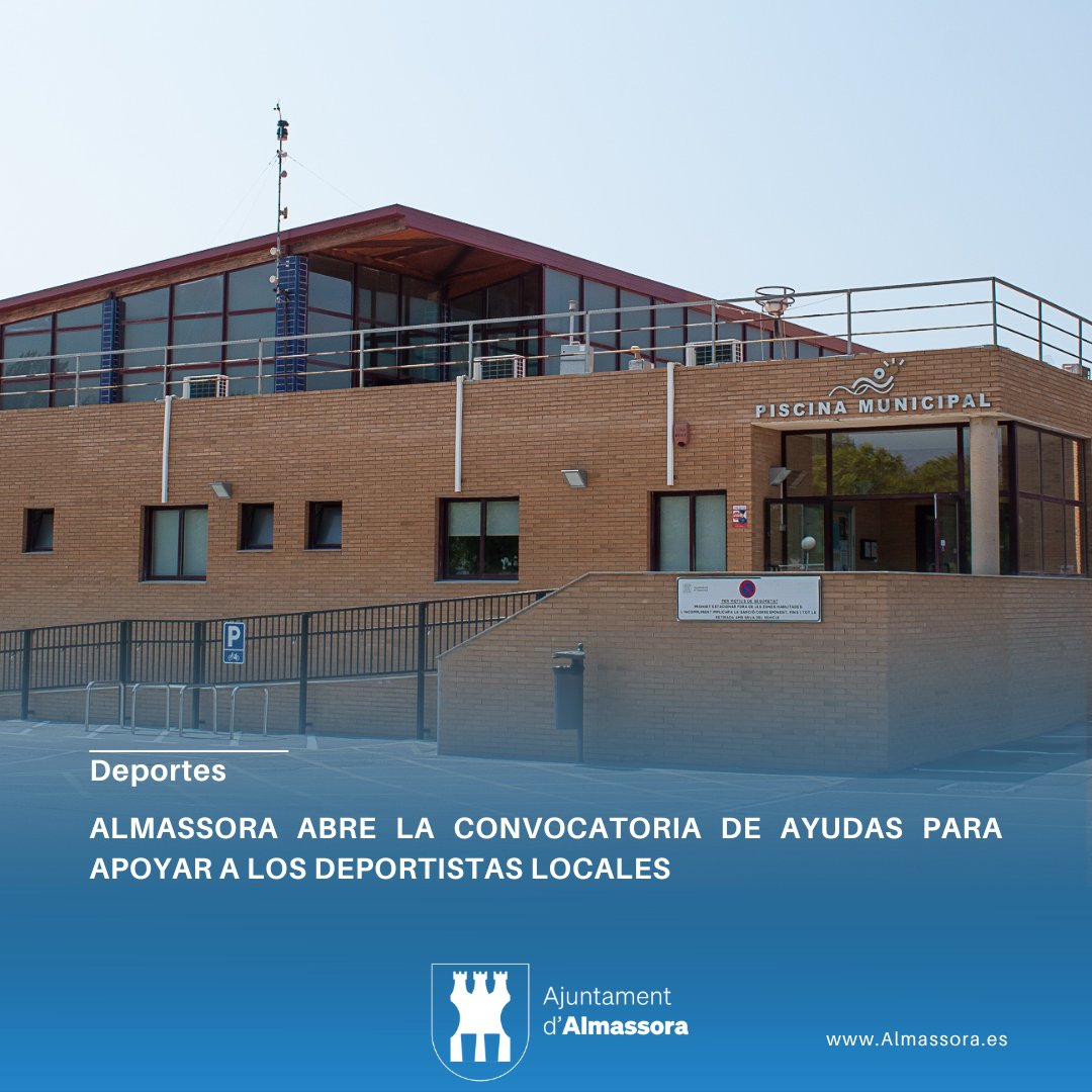ajalmassora's tweet photo. 📣 Almassora obri la convocatòria d'ajudes per a fer costat als esportistes locals.
#Almassora #EsportsAlmassora #Deportistas https://t.co/HjWmhQHIWN