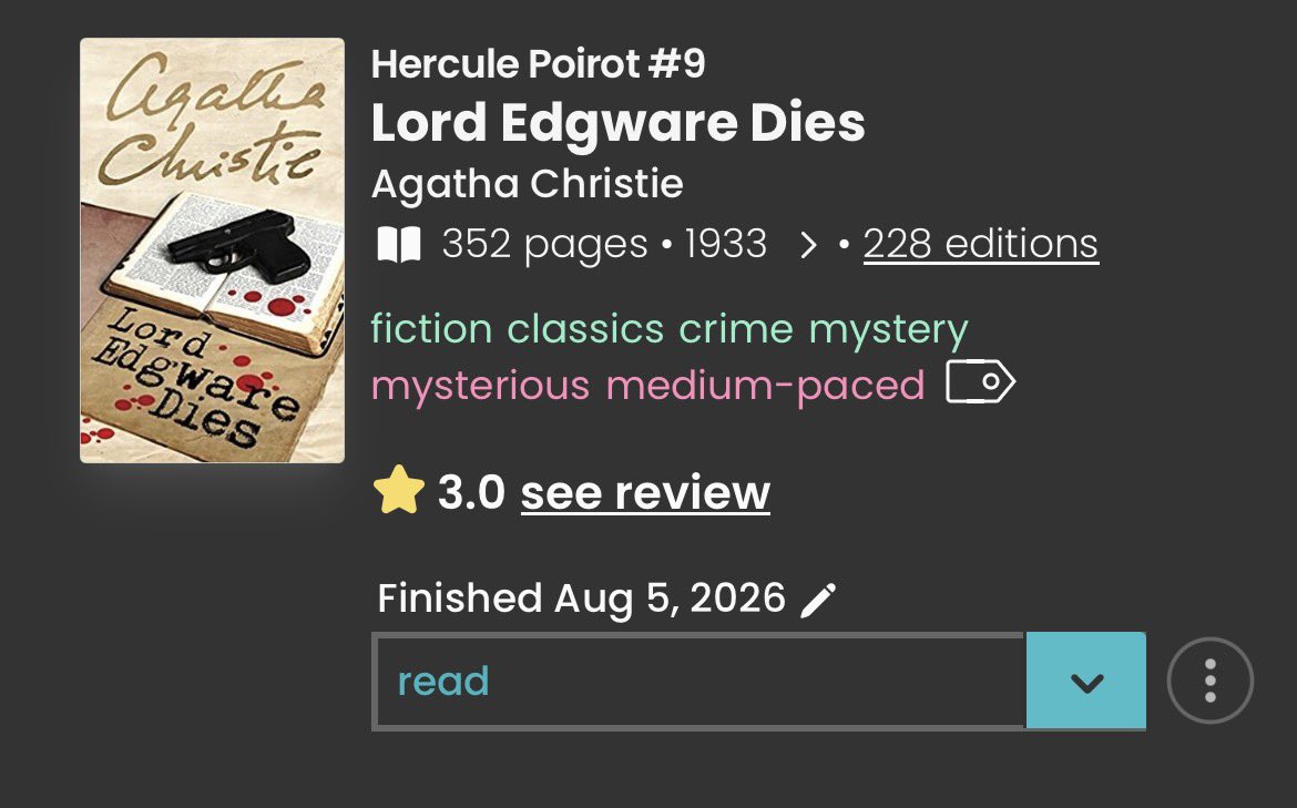 literaury's tweet photo. 8/39 hercule poirot ig… https://t.co/6zKCN6AKmR