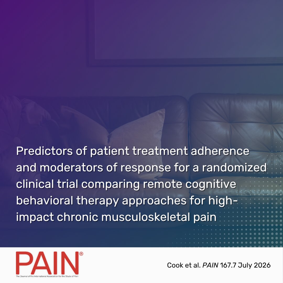 PAINthejournal's tweet photo. Cook et al. report that remote CBT-CP approaches are beneficial across a variety of demographic and clinical characteristics, although patient adherence is critical and likely merits support among those using online self-directed programs #PAIN https://t.co/9Q2tGsp3z6 https://t.co/8jDPxyRL9d
