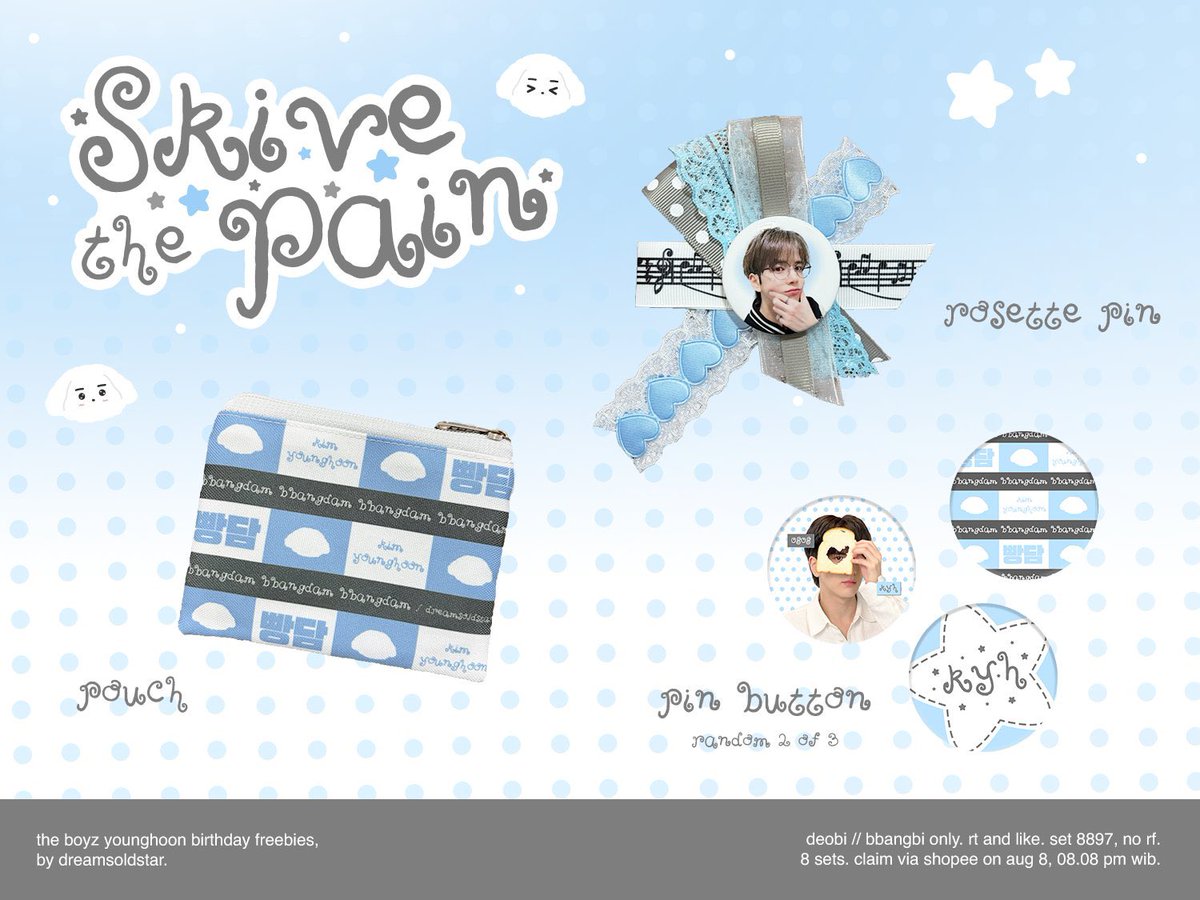 dreamsoldstar's tweet photo. skive the pain ♡

the boyz #younghoon birthday freebies
by @dreamsoldstar ★

(  details below  )

link will be posted later ! https://t.co/eC8J37uFUJ