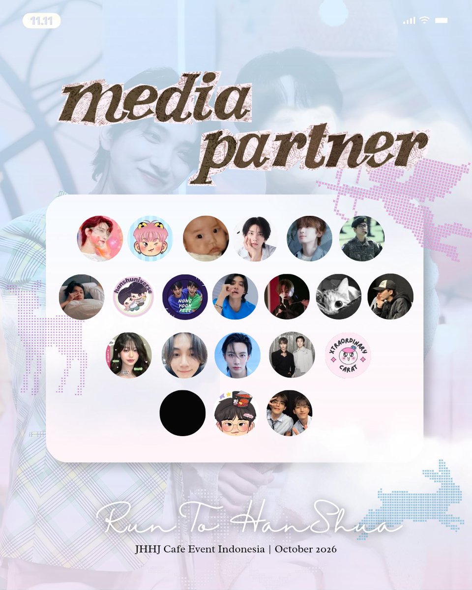 RunToHanShua's tweet photo. Please welcome our wonderful Media Partners for #RunToHanShua 🩷🩵

A huge thank you for the amazing support and for helping us share this event with the world! ⭐ https://t.co/Oc3A9GJft4