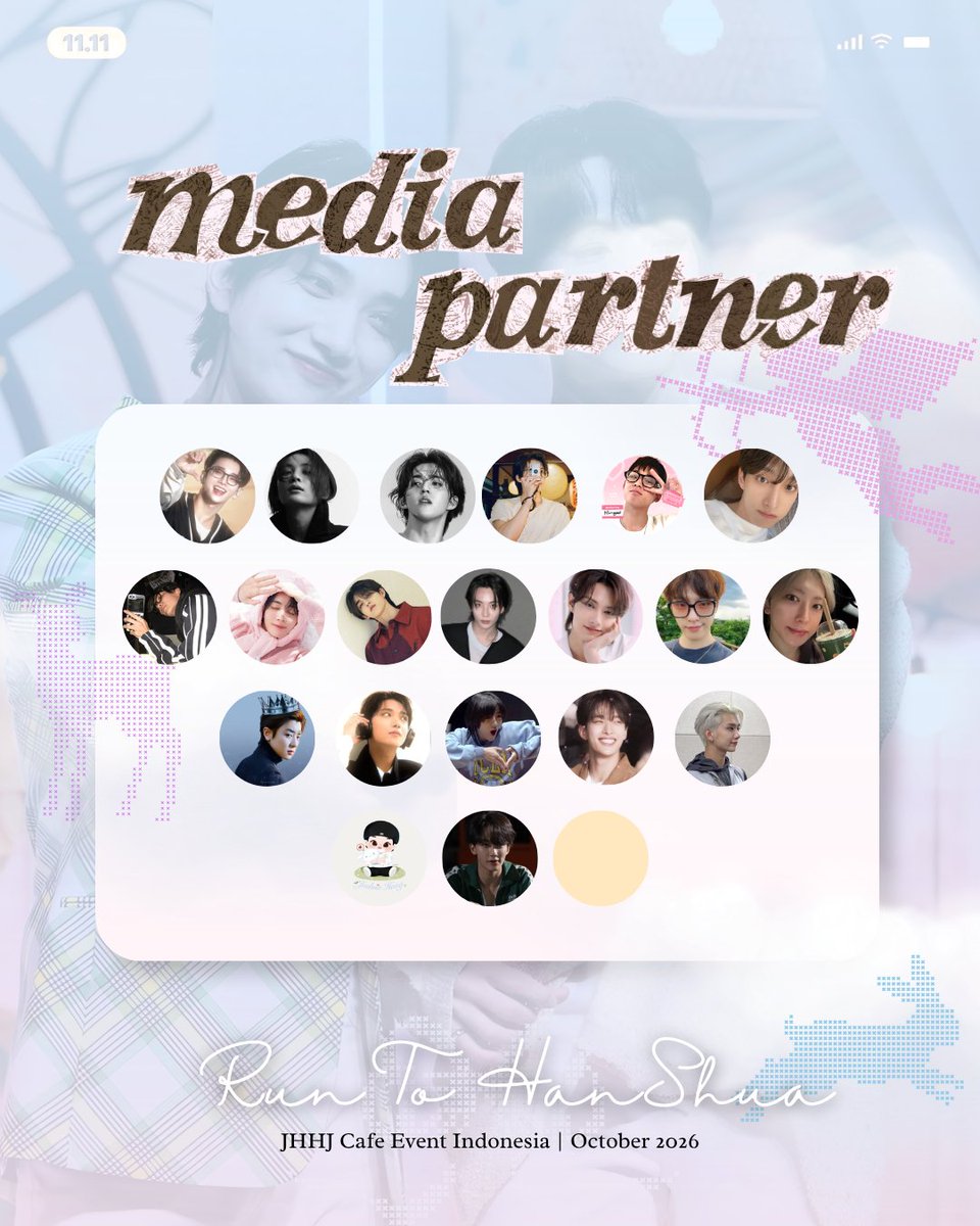 RunToHanShua's tweet photo. Please welcome our wonderful Media Partners for #RunToHanShua 🩷🩵

A huge thank you for the amazing support and for helping us share this event with the world! ⭐ https://t.co/Oc3A9GJft4
