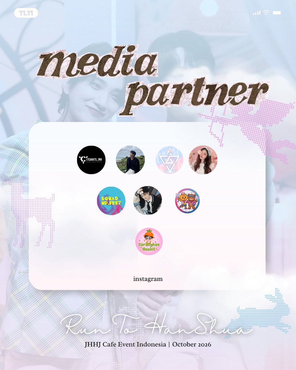 RunToHanShua's tweet photo. Please welcome our wonderful Media Partners for #RunToHanShua 🩷🩵

A huge thank you for the amazing support and for helping us share this event with the world! ⭐ https://t.co/Oc3A9GJft4