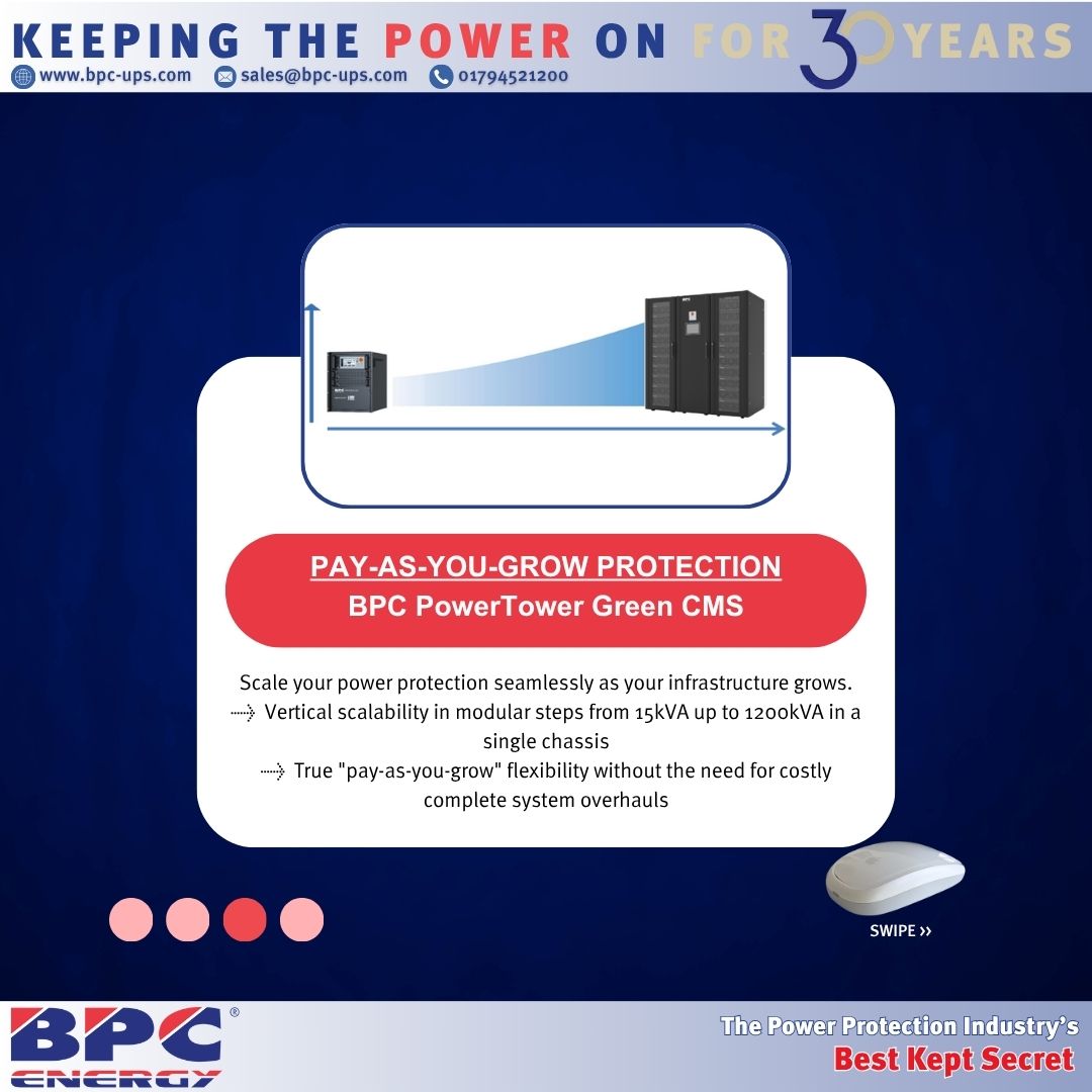 BPCEnergy_UPS's tweet photo. Is your power protection too costly?⚡ Switch to Modular UPS for scalable, efficient, cost-saving power.🔋

#PowerEngineering #DataCentreManagement #UPSSystems #FacilitiesManagement #EnergyEfficiency #BPC #CriticalPoweR

https://t.co/ZWjreZIGkb https://t.co/UxPApkx6YS