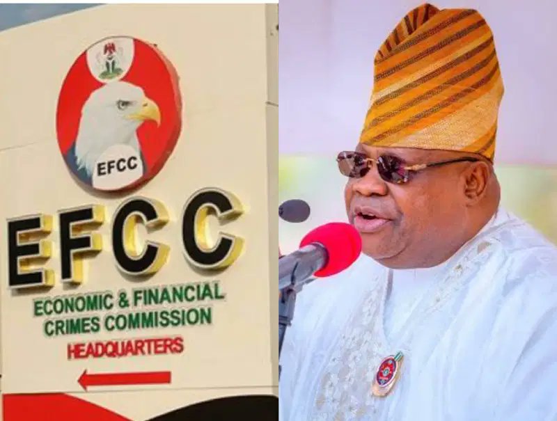 NigeriaStories's tweet photo. BREAKING: The EFCC has frozen an Osun State Government account with First Bank, ten days to governorship election, according to documents seen by Vanguard. https://t.co/3cn0sOVDGz