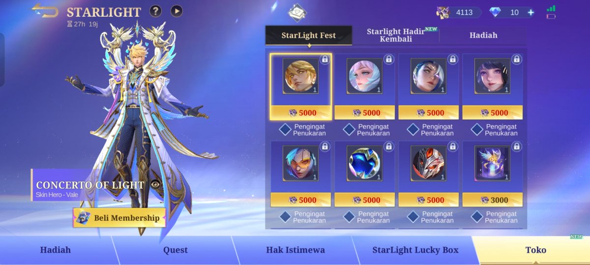 kyypasp's tweet photo. Jual ajh dari pada ga ke pake 
-rank exs glory*98
-charisma udah 1jt
-starlight basic ada 1
-starlight premium ada 1
-fragmen starlight 4000+
Akun pribadi 100%aman no Hb 
Yang minat bisa wa ajh ya tanya harga🔥
#bealanja #mlbb
#zonauang https://t.co/ByGovI7CvL