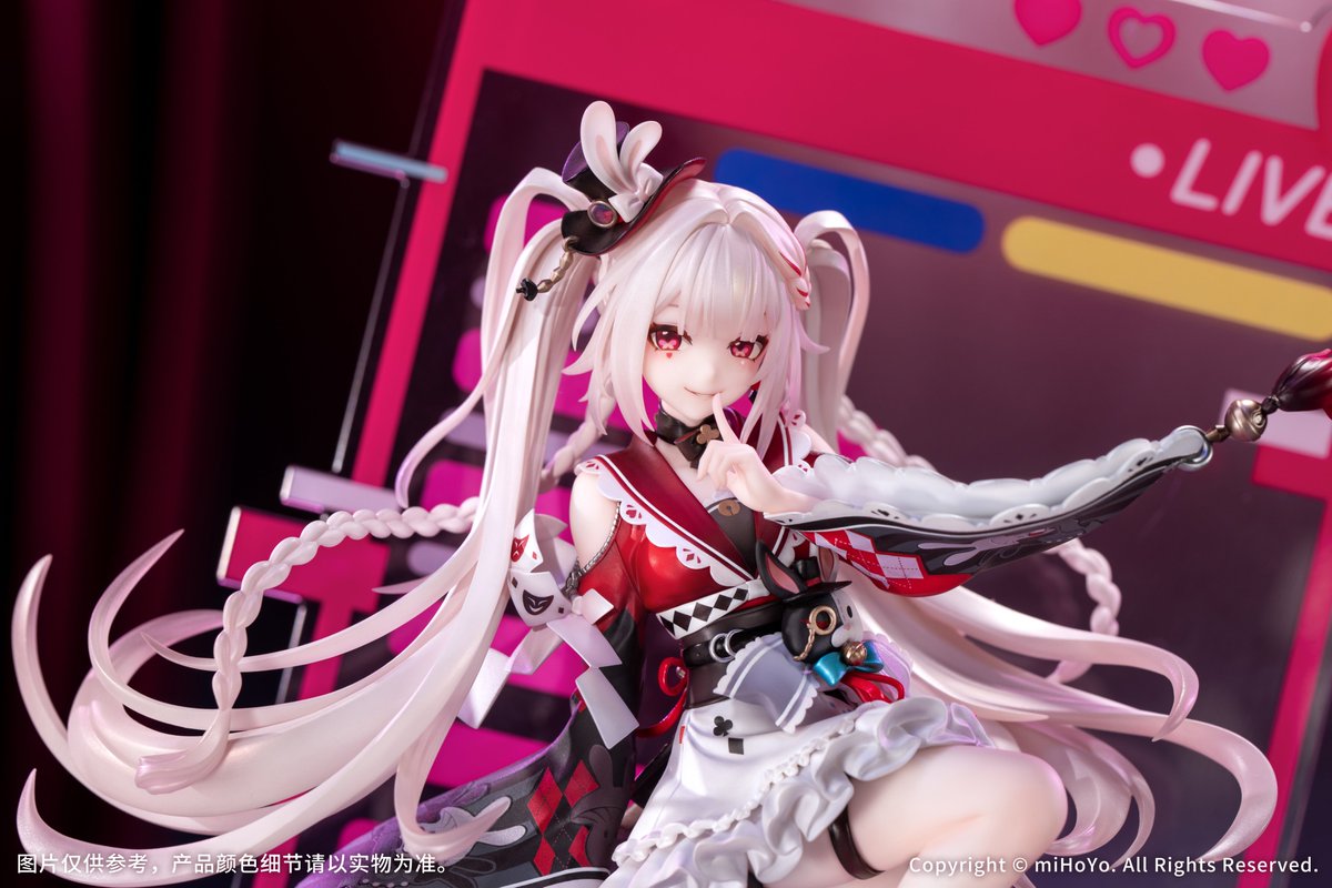 myethos_co's tweet photo. 🎩予約開始🎩
『崩壊：スターレイル』より、1/7スケールフィギュア「火花」が予約開始！
いたずらっぽい笑み、風になびくツインテールと袖、足元に咲き誇る色鮮やかな花火まで、火花らしい自由奔放で華やかな魅力を再現✨
灰色ちゃん～一緒に世界の果てまで思いっきり盛り上がろう！

#崩壊スターレイル #火花