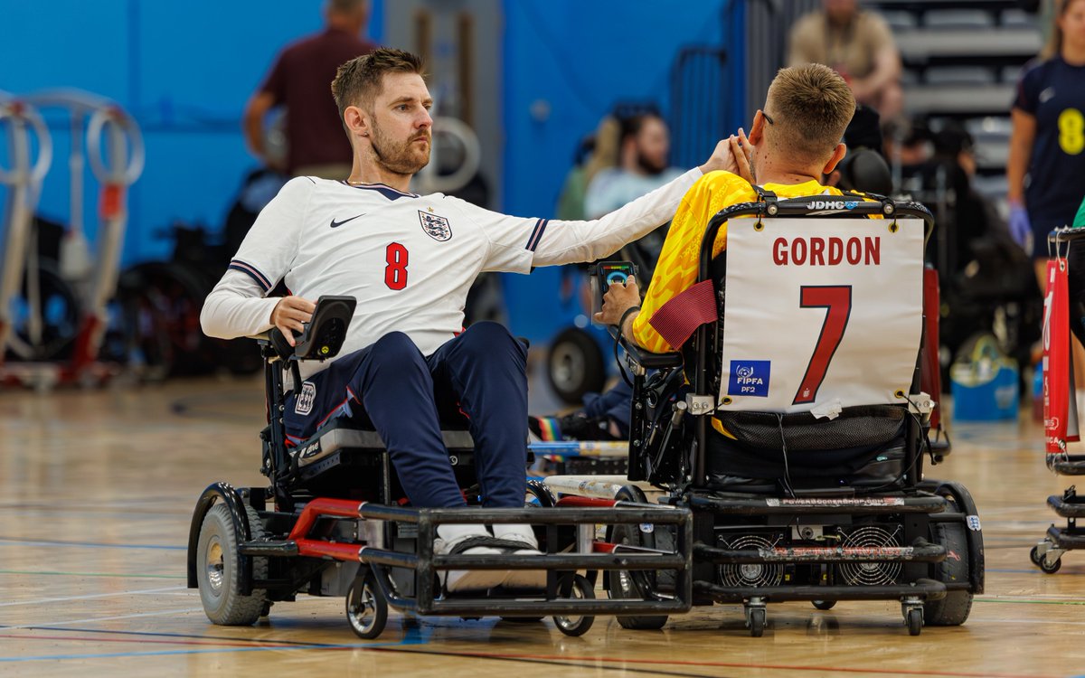 The_WFA's tweet photo. More invaluable preparation banked ahead of the 2026 FIPFA Powerchair Football World Cup! 💥

📸: @GettyImages 

#PowerchairFootball https://t.co/vS7ItsIiSN