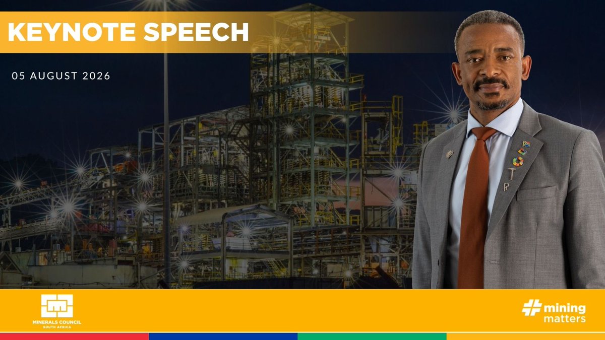 Mine_RSA's tweet photo. "With a favourable regulatory and operating environment, and integrity in governance, the mining sector will play a leading role in South Africa's industrial revival." https://t.co/KRpfZQHCkG
