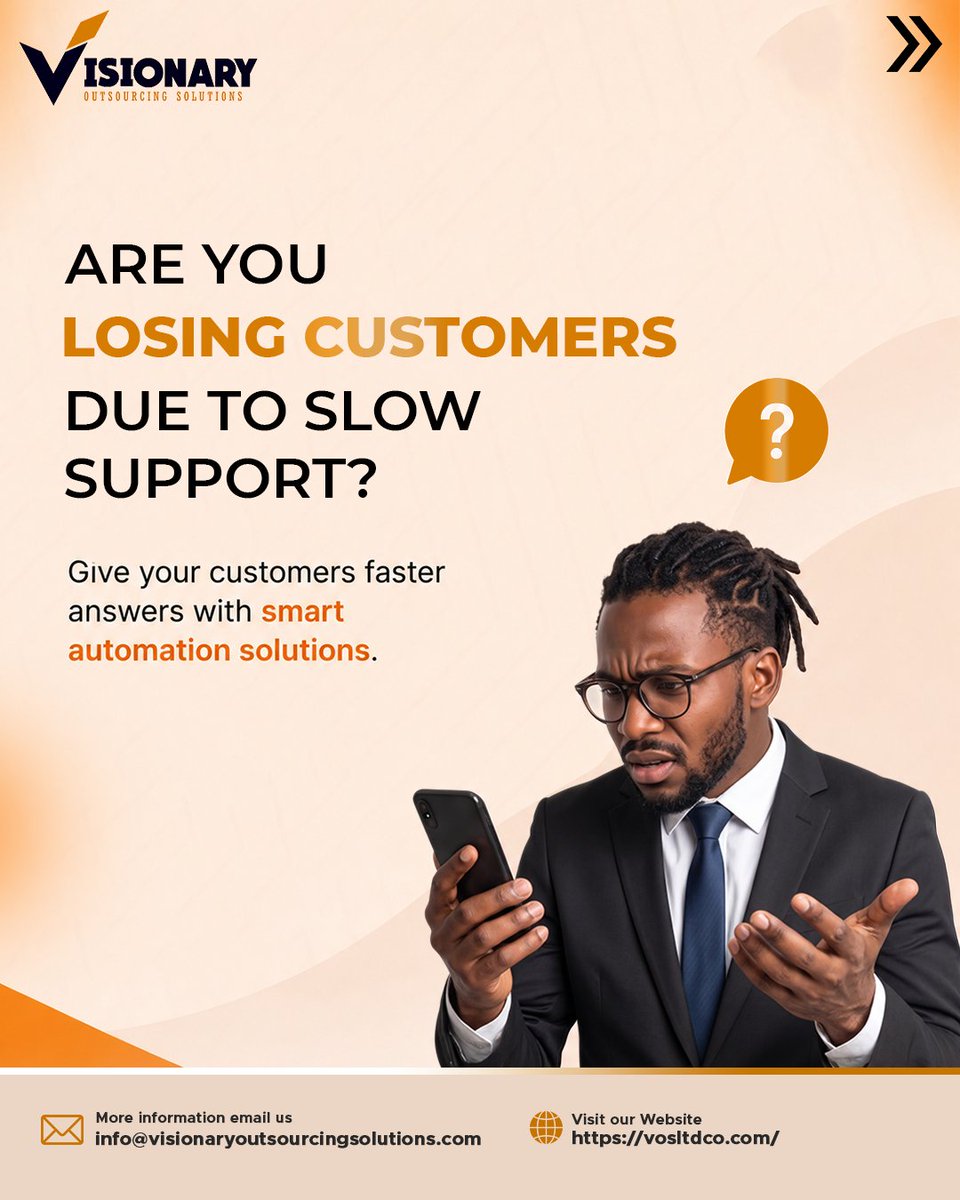 visionary_ltd's tweet photo. Turn every customer interaction into a better experience. 🤖📞
With Visionary Outsourcing Solutions, you can simplify support using AI voice assistance, IVR, smart call routing.
#VisionaryOutsourcingSolution #CustomerSupport #AI #Automation #ContactCenter #CallCenter #AI #IVR https://t.co/1qIZMuJEcP