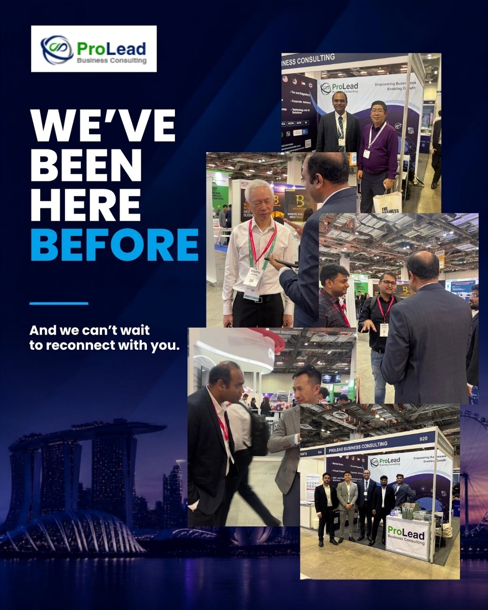ProLead2's tweet photo. Excited to announce that ProLead Business Consulting is back at The Business Show Asia 2026!

🎤 Seminar: Building a Scalable Business
📅 26–27 Aug 2026
📍 Sands Expo &amp; Convention Centre, Singapore
🏢 Visit us at Stall 816
Let's connect and explore growth opportunities together https://t.co/KFzAz3owYy