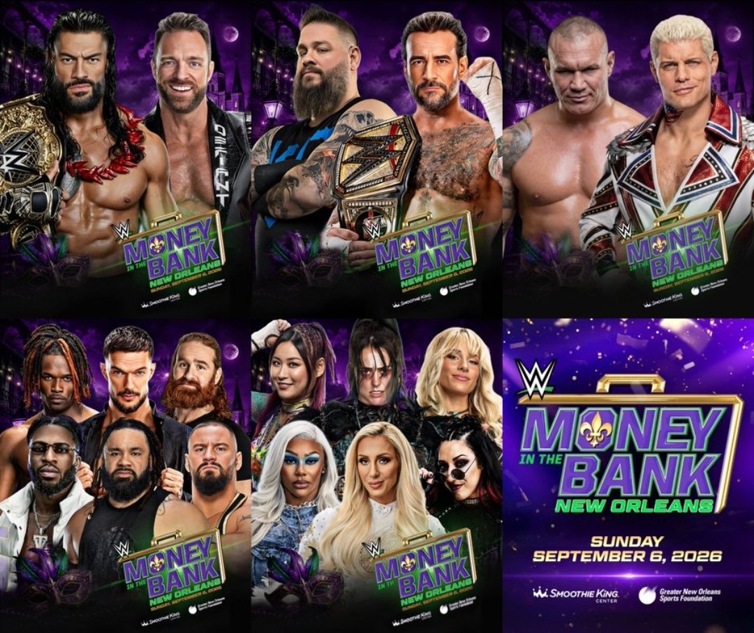game_on32205's tweet photo. The expected card for "MONEY IN THE BANK ". https://t.co/cJkGWA3dIW
