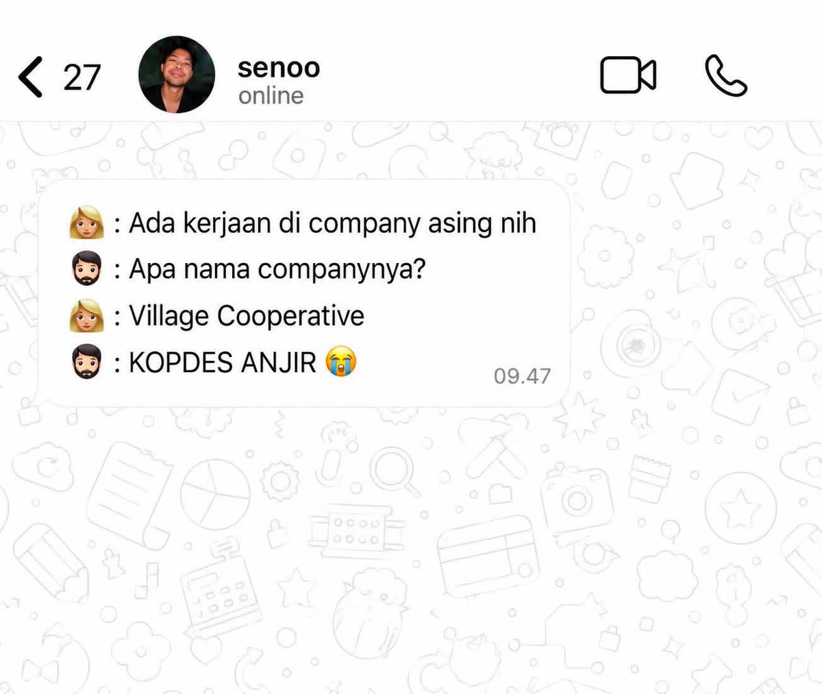 myshawti's tweet photo. Ada lowongan jadi SVP ngga? (sembako vice president) https://t.co/XICyYBEiQF