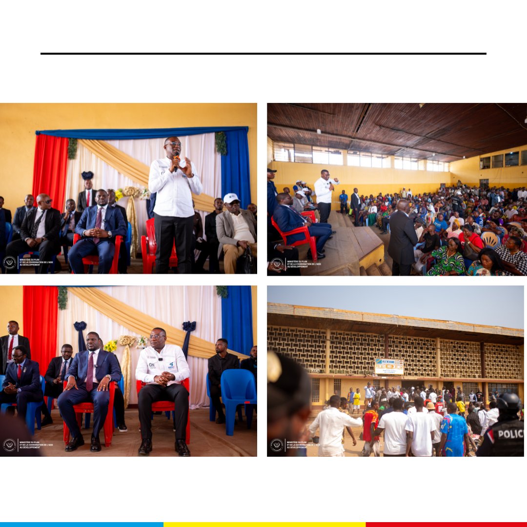 PlanRdc's tweet photo. 05.08.2026 | Matadi–RDC
RGPH-2 : à Matadi, Guylain Nyembo rappelle que "les données sont le point de départ du développement des provinces"

Poursuivant sa tournée nationale consacrée au Deuxième Recensement Général de la Population et de l'Habitat (RGPH-2), le Ministre d'État, Ministre du Plan et de la Coordination de l'Aide au Développement, @guylainnyembo_ , s'est rendu le mardi 4 août à Matadi, au Kongo Central.

Aux côtés du Gouverneur de province @GraceBilolo, il a échangé avec les autorités provinciales et les forces vives sur les enjeux de cette opération stratégique, appelée à doter la République démocratique du Congo de données démographiques actualisées, indispensables à une meilleure gouvernance.

Face aux participants, le Ministre d'État a réaffirmé que le RGPH-2 est une opération nationale, inclusive, apolitique et non discriminatoire, destinée à fournir aux décideurs des informations fiables pour orienter les politiques publiques et répondre plus efficacement aux besoins des populations.

"Une province ne peut planifier efficacement son développement que si elle dispose de données fiables sur sa population, ses besoins et ses potentialités. Les données sont le point de départ du développement des provinces.", a déclaré Guylain Nyembo.

Conduite par le Gouvernement avec l'appui du Fonds des Nations Unies pour la population (UNFPA) @UNFPARDC , cette campagne se poursuivra dans les autres provinces afin de mobiliser l'ensemble des communautés autour du RGPH-2, un outil stratégique au service d'une gouvernance plus efficace et d'un développement durable.
#CapVersLeRGPH2 #RGPH2 #TournéeNationale #Planification #Statistiques #Développement #UNFPA #RDC