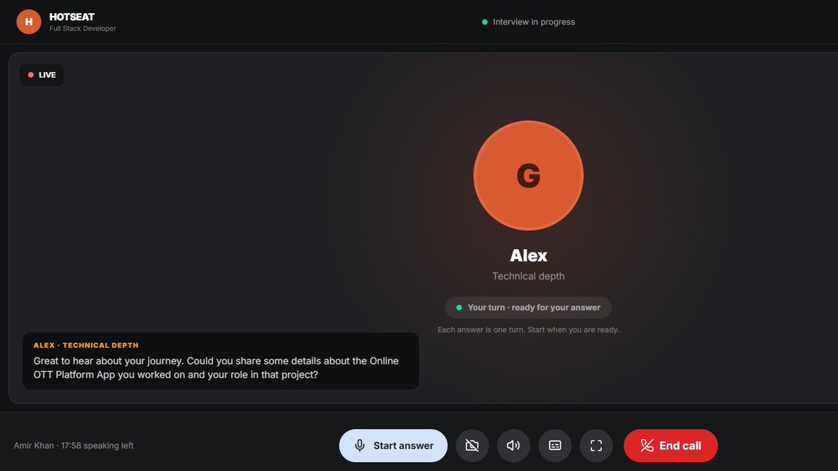 itz__Aamir's tweet photo. Having a mock interview with AI is such a game changer. You can actually improve and learn by your mistakes. https://t.co/bsPHwG5zzE