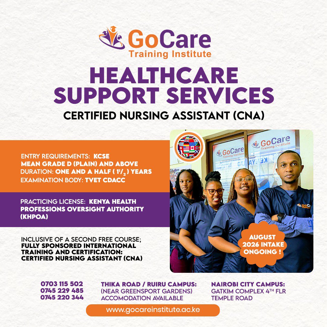 GoCareInstitute's tweet photo. Admissions for our August Intake are ongoing
📌 Enroll today and take the first step toward a brighter tomorrow.
#AugustIntake #AdmissionsOngoing #GoCareTrainingInstitute #EnrollNow #PracticalSkills #CareerSuccess #StudyWithGoCare #LM https://t.co/FzxtKXj4FQ