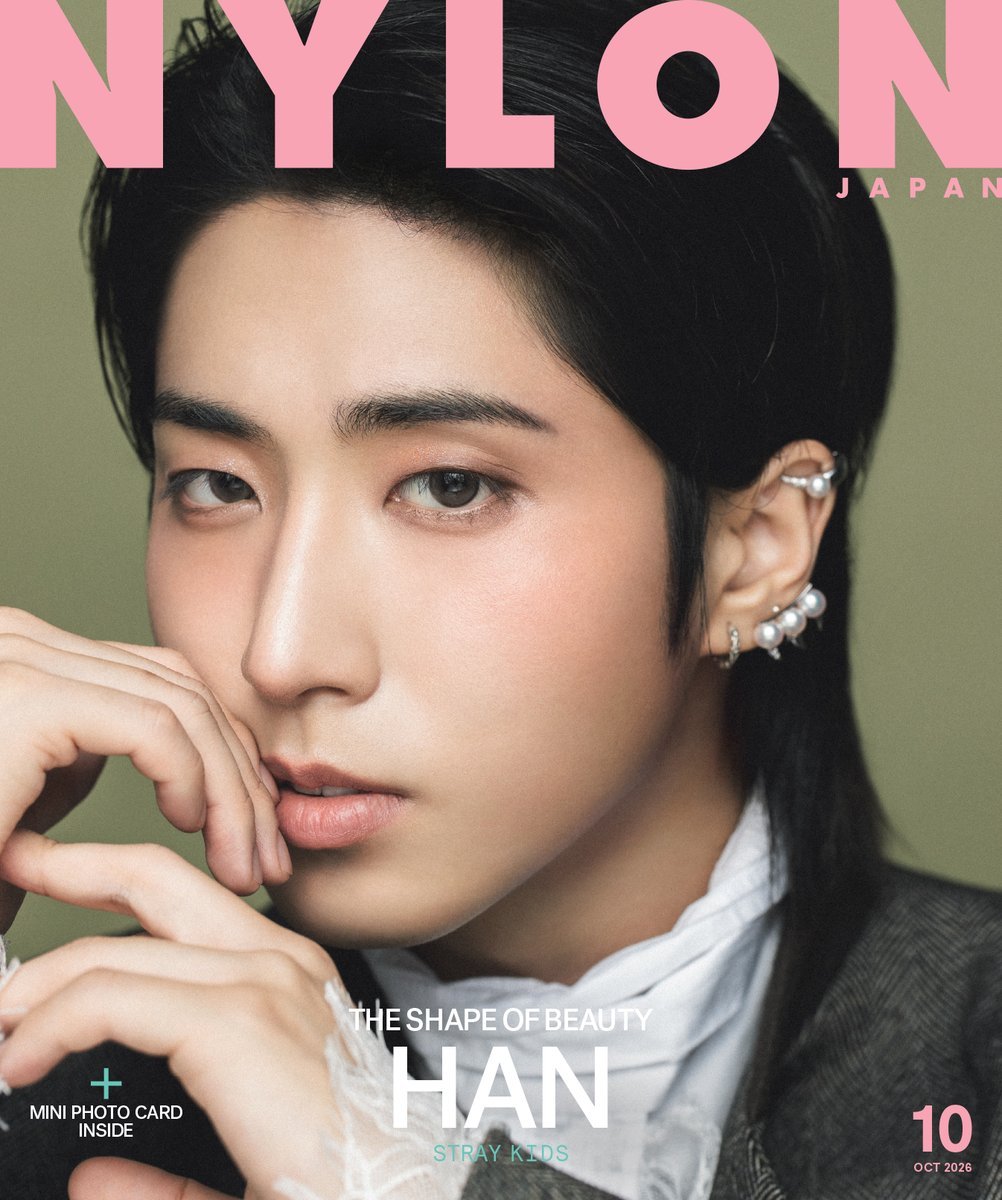 SKZCrave's tweet photo. HAN of Stray Kids graces the cover of Nylon Magazine Japan with NARS cosmetics

#HANxNYLONJAPAN #HANxNARS https://t.co/zi9a3Q8m3m