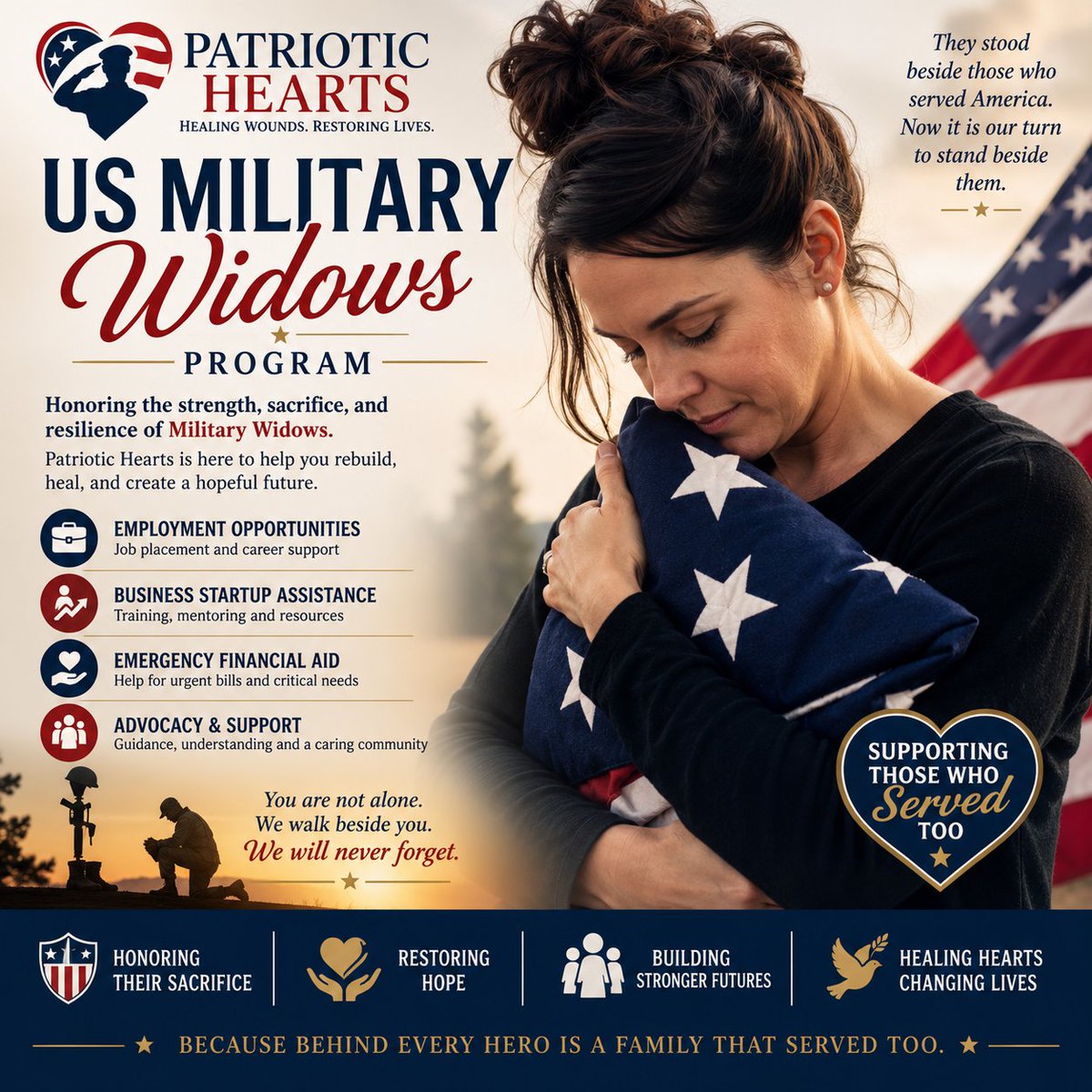 HirePatriots's tweet photo. Military Widows: They Served Too

📖 https://t.co/r9I17gJagw

🌐 https://t.co/xRk3KeD4O9
📞 760-730-3734

#PatrioticHearts  #SupportOurVeterans #SupportOurMilitary #MilitaryFamilies #VeteranFamilies #MilitarySpouses #MilitaryWidows #VeteranSupport #GiveBack #DonateYourCar https://t.co/S3xeKOapnt