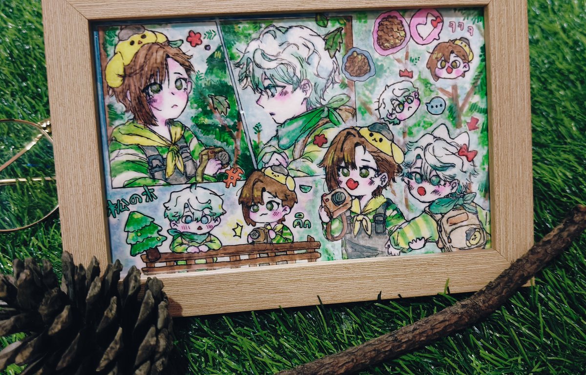 ilrowh's tweet photo. #TGED วาดไว้ซักพักแล้วค่ะ ตอนไปเที่ยวหาเหล่าต้นสนนน🌲🌲🌲🌲🌲 https://t.co/kLbNrOedQD