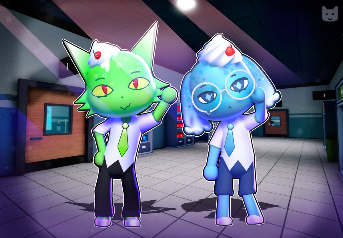 SvTmy3D's tweet photo. Secret Agent &amp; Secretary skin concepts!!🍰
Designs made by the artist im quoting!! ❤️ #animalhospitalroblox #animalhospital https://t.co/uw4mLVw7ev