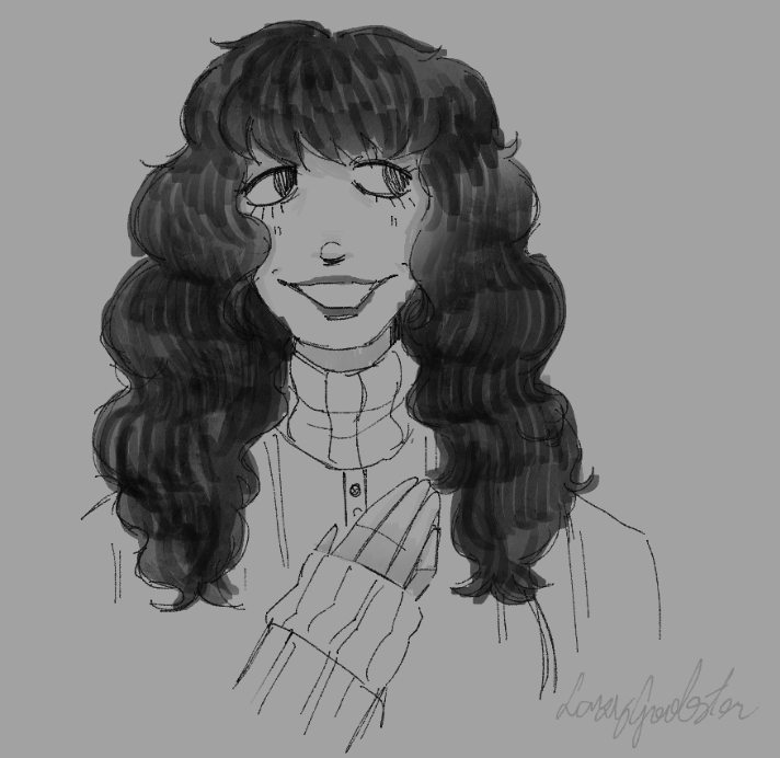 LazyGoobster's tweet photo. Rosemary Walten doodle https://t.co/k00s6dQBxl