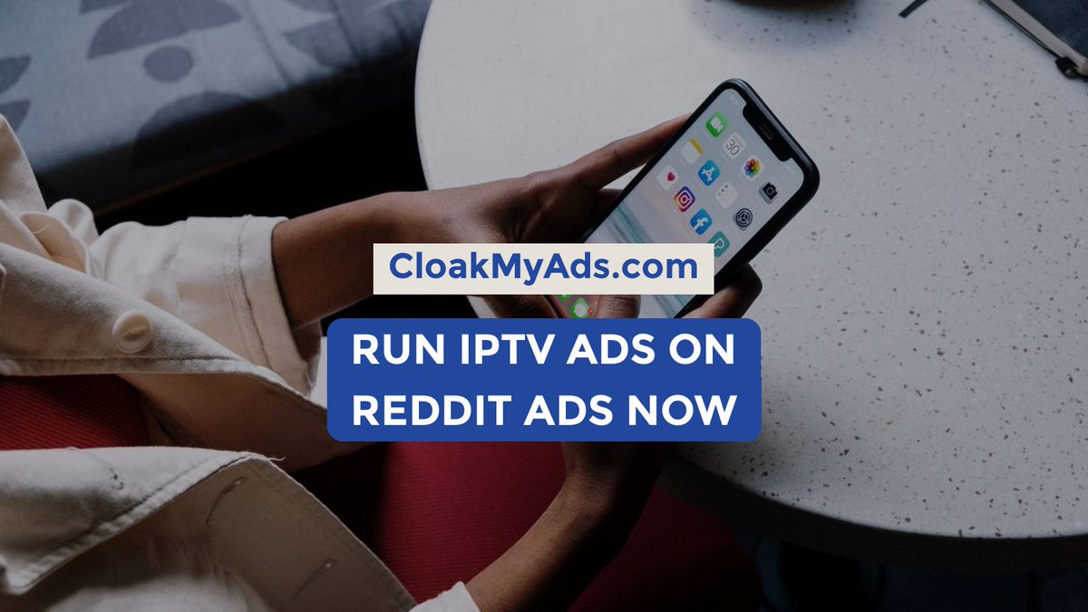 wavefritz's tweet photo. Here’s why running IPTV ads on Reddit Ads is a game-changer.

CloakMyAds helps you launch cleaner campaigns with smarter setup and flexible crypto payments, including $BDX, $ALGO, and $PEPE among others. https://t.co/4N8YyHWrDN