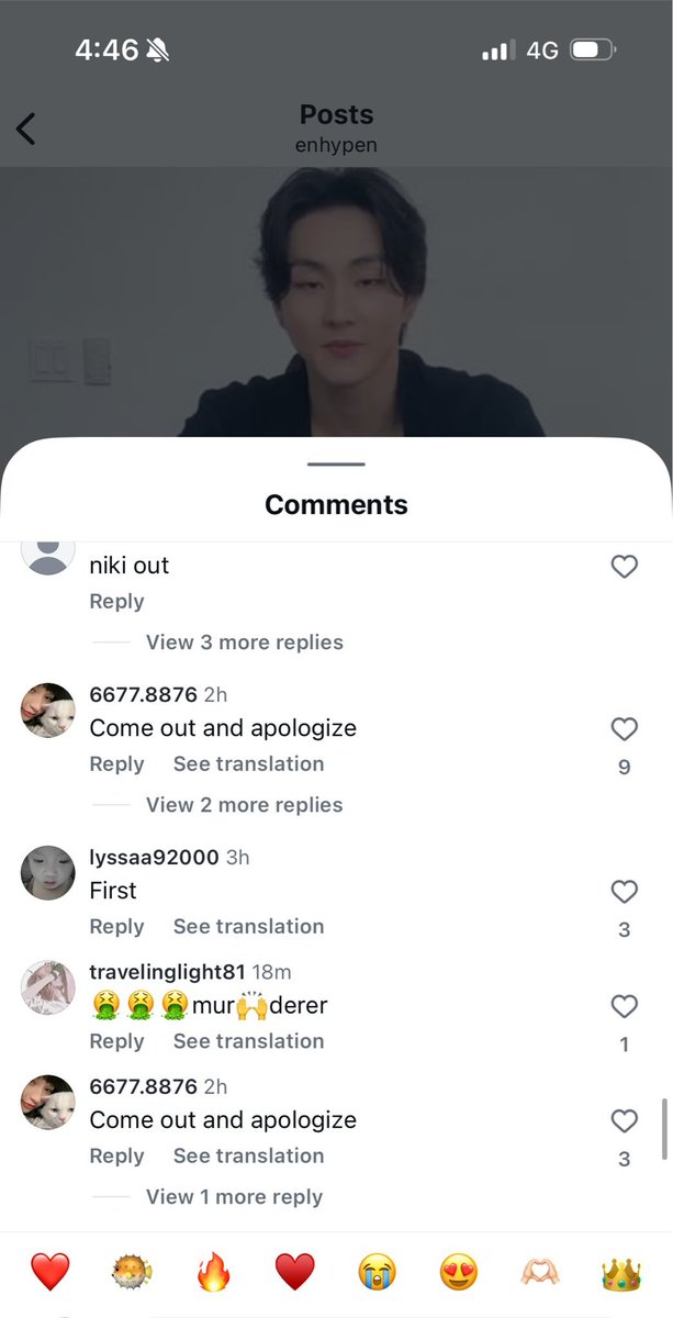 babydolljungwon's tweet photo. please spare some time and go REPORT comments on ENHYPEN'S most recent video on INSTAGRAM!!!

they're spamming disgusting things for clout, clearly they have no decency or respect for a human life. https://t.co/yZNSCciw09