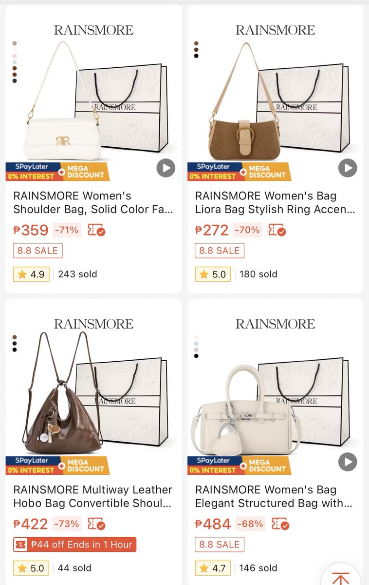solanarecos's tweet photo. ANG GAGANDA NG MGA BAGS NILA! 
wdym below ₱500 lng to? https://t.co/SBMU1jw1p3