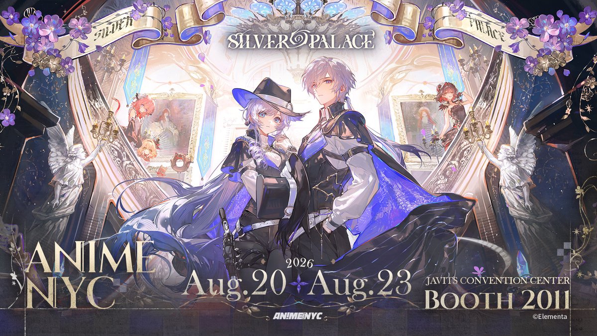 SilverPalace_EN's tweet photo. A new mystery unfolds in New York. Silver Palace answers the call at Anime NYC 2026. We'll be waiting for you at Booth 2011 in the Javits Convention Center!

#SilverPalace #AnimeNYC https://t.co/u1OUpzxOxm