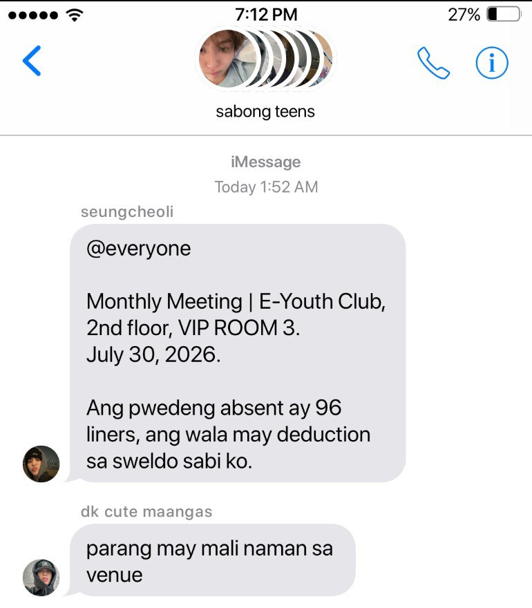 kgyhao's tweet photo. — a crack #seventeen filo few tweets au ft. gyuhao landian.

Monthly meeting o landian?? https://t.co/PYMrWEPIG3