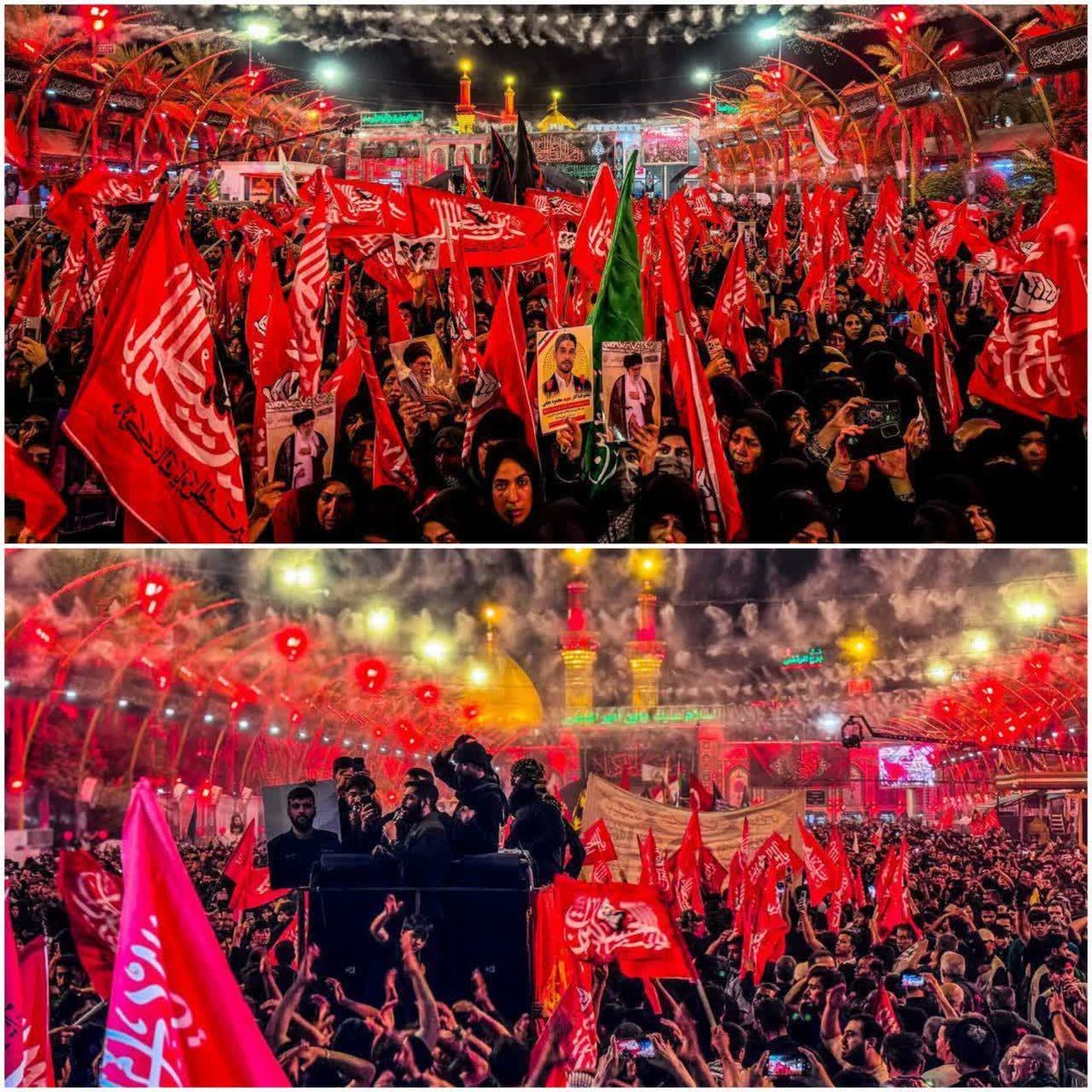 ghafari_402's tweet photo. #پرچم_سرخ در اربعین یعنی یک عهد یک صدا و یک حق مسلم 
رسیدن به سرمنزل نهایی و گرفتن ۱نتقام از تمام ستمکاران https://t.co/sq2wX0GbAH
