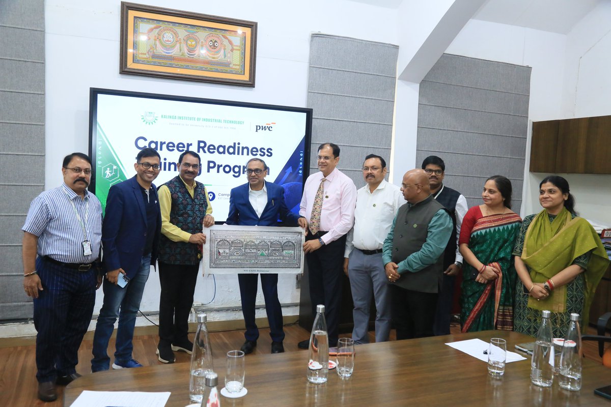 KIITUniversity's tweet photo. We are proud to partner with PwC India by signing a Memorandum of Understanding (MoU) to launch the Career Readiness Training Programme in collaboration with SAP University Alliances.

This strategic initiative will equip our students with industry-relevant SAP skills, globally recognised certifications, real-world project exposure, internships, and enhanced career opportunities, bridging academia and industry while creating a sustainable pipeline of future-ready professionals.

Together, we are strengthening industry-academia collaboration and empowering the next generation of skilled, certified, and deployment-ready talent.