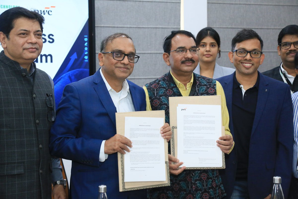 KIITUniversity's tweet photo. We are proud to partner with PwC India by signing a Memorandum of Understanding (MoU) to launch the Career Readiness Training Programme in collaboration with SAP University Alliances.

This strategic initiative will equip our students with industry-relevant SAP skills, globally recognised certifications, real-world project exposure, internships, and enhanced career opportunities, bridging academia and industry while creating a sustainable pipeline of future-ready professionals.

Together, we are strengthening industry-academia collaboration and empowering the next generation of skilled, certified, and deployment-ready talent.