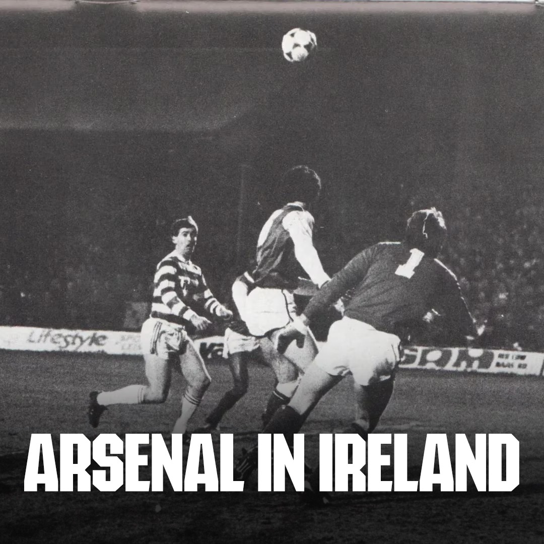 Arsenal's tweet photo. Pre-season close to home 🫶

Read about our 1986 tour of Ireland 👇