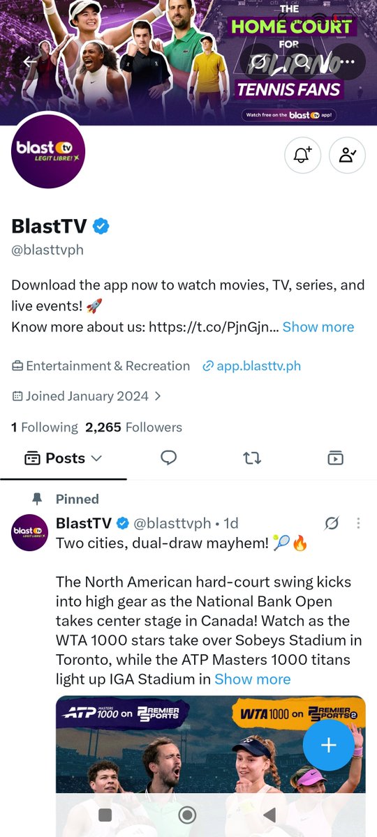 Caaaamps's tweet photo. @blasttvph Hi Alex! Congrats to u, bb girl 🥹 You truly deserved your win in DC, &amp; I pray that u continue to enjoy what u love doing: which is playing tennis!

Watching u play has now become a habit, whatever time it is. You're such an inspiration for many. 💗

Preferred City: Manila https://t.co/xlYZZKkRxH