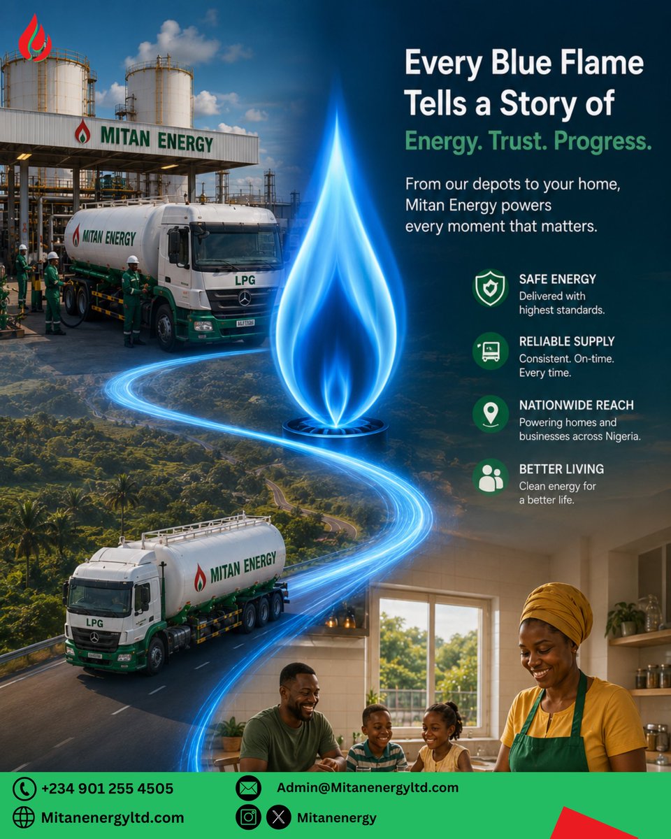 mitanenergy's tweet photo. At Mitan Energy, we believe energy is more than a resource. it’s the foundation of opportunity.

When reliable energy meets ambition, possibilities become reality.

Fueling Progress. Empowering Dreams.

#MitanEnergy
#ThePowerBehindPossibility
#EnergySolutions
#FuelingProgress https://t.co/xLMZRhnok7