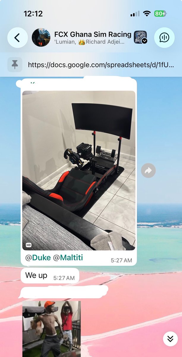 MisterrrAdjei's tweet photo. I love it when ppl take gaming seriously. Next season is going to be lit in my sim racing community. https://t.co/BKVwLMinYG