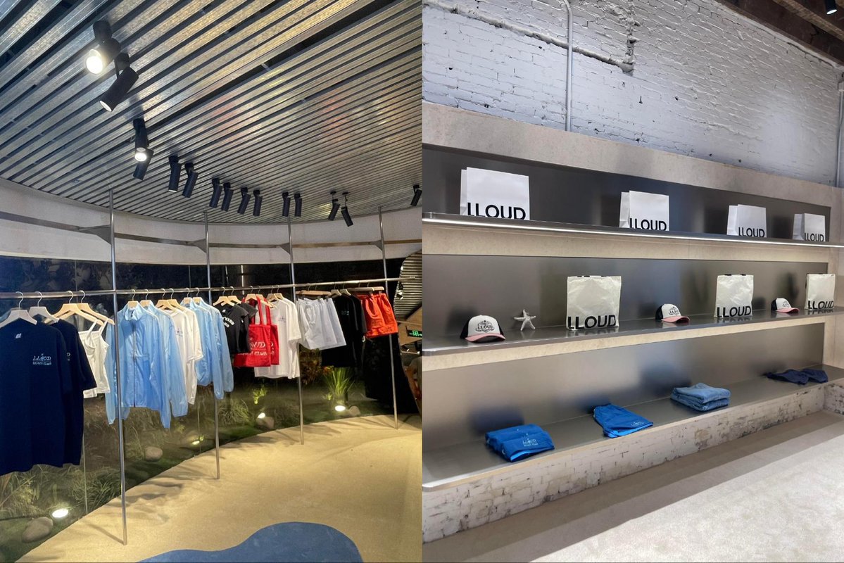 KINGTHEREALFIII's tweet photo. Here's what the Lloud Beach Club pop-up in Shanghai looks like from the outside and inside https://t.co/cF6Cw2W4Lr