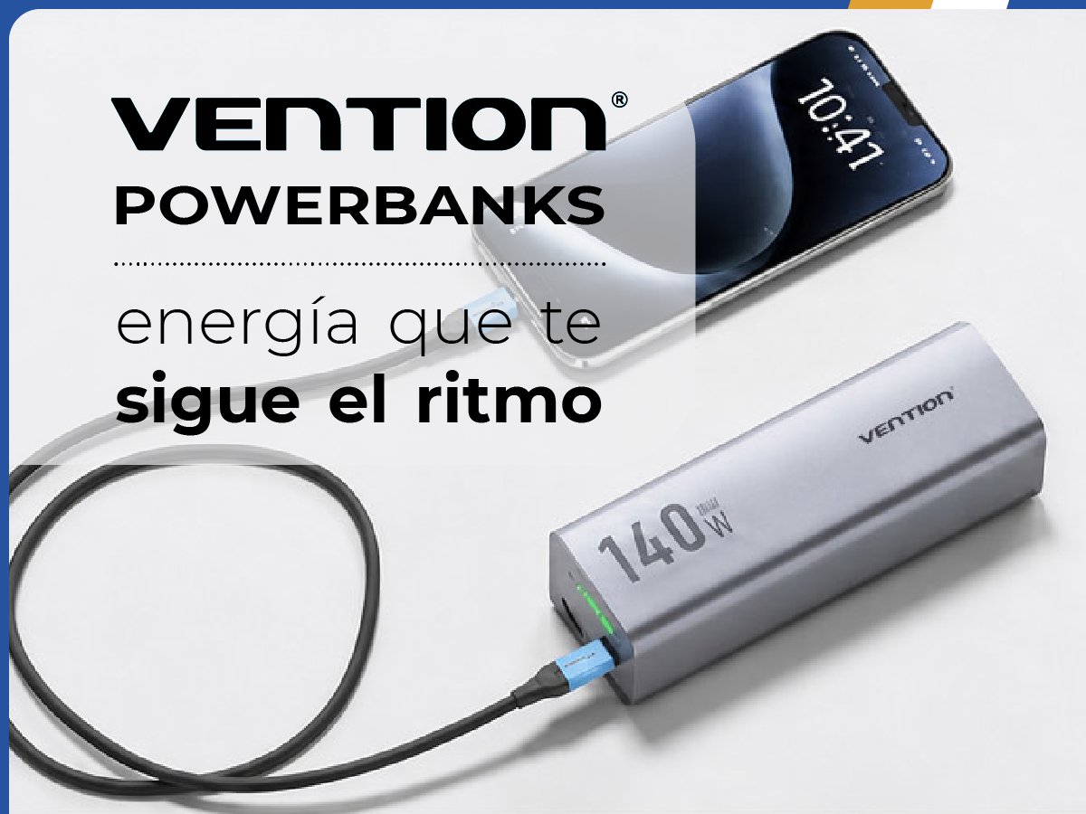 MCSI_SLU's tweet photo. 🔋 Que la batería no sea un problema.
Descubre los powerbanks Vention: prácticos, portátiles y perfectos para mantener tus dispositivos cargados estés donde estés.
Consulta modelos, stock y precios en:
🌐 https://t.co/ZNikmY09bg
#Vention #Powerbank #Tecnología #MayoristaCanario https://t.co/9cs087AzF6
