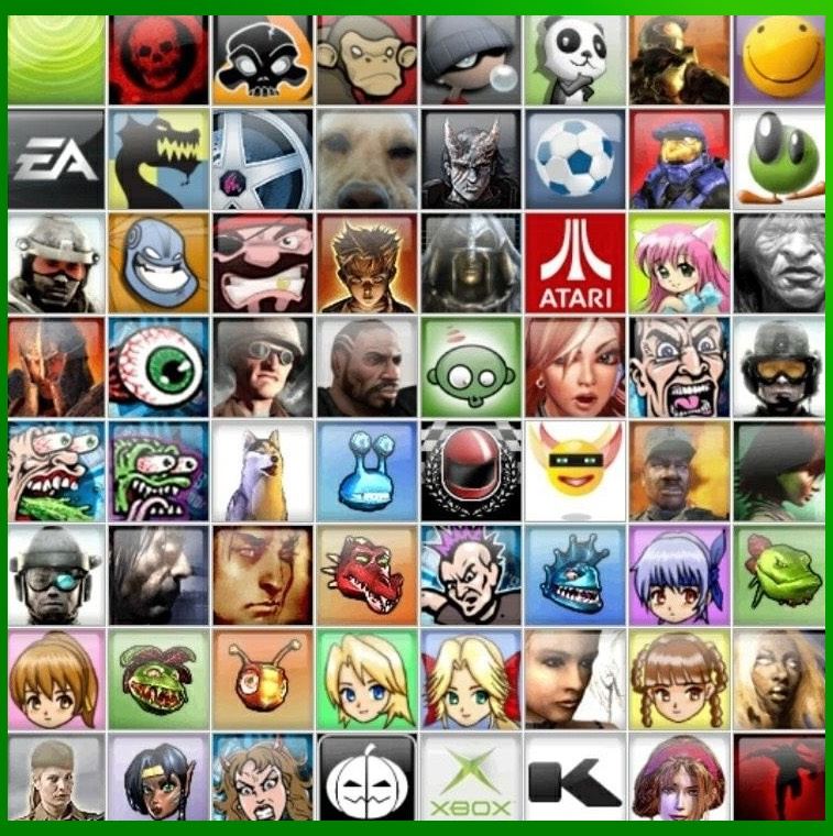 VideoGameHstry's tweet photo. Xbox 360 gamerpics (2005) https://t.co/DJNRKLH28A