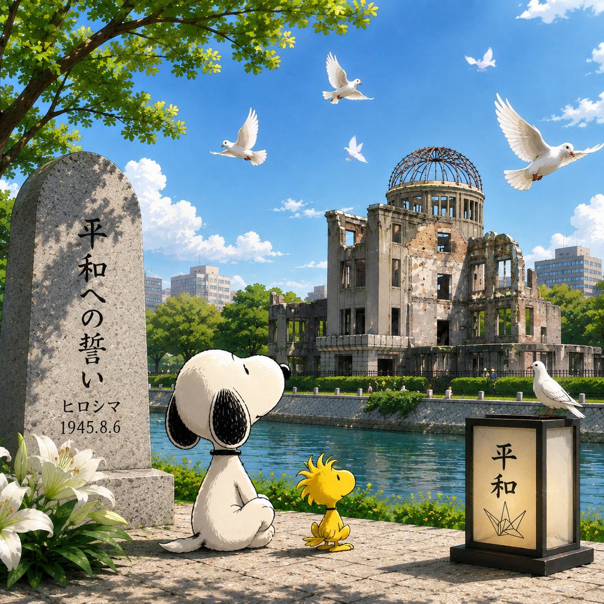 SnoopyLove85186's tweet photo. 平和への願いを、未来へ。🕊️🤍 https://t.co/QlTrcXA1zN